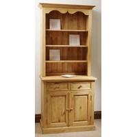 TFW Mottisfont Waxed Pine 3ft Dresser - 2 Doors 2 Drawers