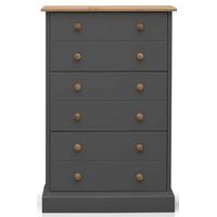 TFW Mottisfont Grey Shoe Rack - Large 3 Drawer