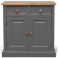 TFW Mottisfont Grey Dresser Base - 2 Door 2 Drawer