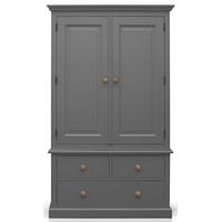 TFW Mottisfont Grey Larder Unit - 2 Door 3 Drawer