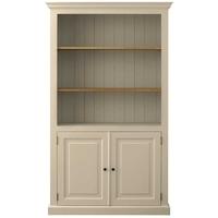 TFW Mottisfont Cream Bookcase - 2 Door