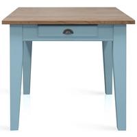 TFW Mottisfont Blue Farmhouse Table - Taper Legs 4ft x 2ft