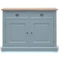 TFW Mottisfont Blue Hall Cupboard - 2 Door 2 Drawer