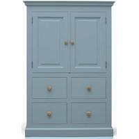 TFW Mottisfont Blue Cupboard - 2 Door 4 Drawer