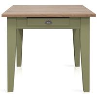 TFW Mottisfont Green Farmhouse Table - Taper Legs 4ft x 2ft