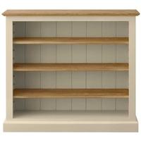 tfw mottisfont cream bookcase low large 3 shelves