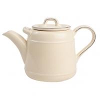 tg woodware pride of place teapot old cream one size