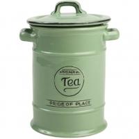 T&G Woodware Pride Of Place Tea Jar, Old Green, One Size