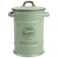 T&G Woodware Pride Of Place Sugar Jar, Old Green, Sugar Jar