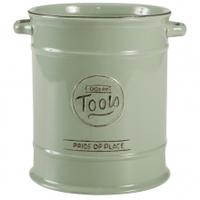 T&G Pride Of Place Large Cooking Tools Jar, Old Green, Utensil Jar