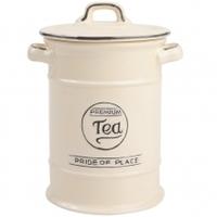 tg woodware pride of place tea jar old cream one size