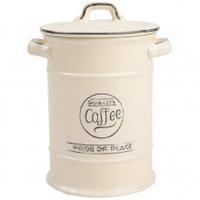 T&G Woodware Pride Of Place Coffee Jar, Old Cream, One Size