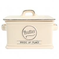 T&G Woodware Pride Of Place Butter Dish, Old Cream, Butter Dish