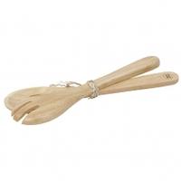 T&G Woodware Hevea Wood Salad Servers