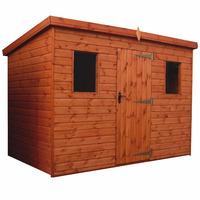 tgb 10ft x 6ft 3m x 18m rhino shiplap pent shed