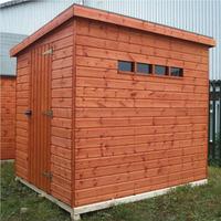 TGB 8ft x 6ft (2.44m x 1.83m) Security Shiplap Pent Shed