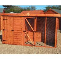 TGB Shiplap Pent Kennel and Run Run: Left run.