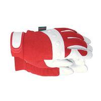 TGL104S Comfort Fit Red Gloves Ladies - Small