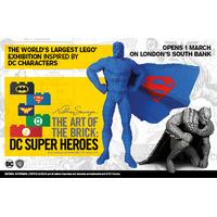 the art of the brick dc super heroes tickets doon street car park lond ...
