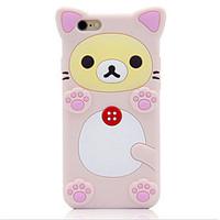 The New Cute Corner of the Biological Easy Bear Silicone Cases for iPhone5/5S/SE/6/6s/6 Plus/6S Plus