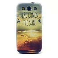 The Sunrise Pattern Hard Case Cover for Samsung Galaxy S3 I9300