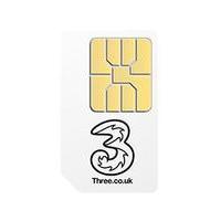Three Payg Sim Card With Free Data Pre-Loaded Trio MBB Sim Pack 1 GB