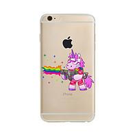 The Unicorn Pattern TPU Soft Case Cover For iPhone 7 7 Plus iPhone 6 6 Plus iPhone 5 5C iPhone 4