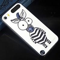 The size of the eye cartoon zebra Pattern Design Pattern Back Cover Protective Hard Case for iPod touch 5