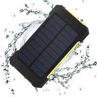 The New 8000mah Ddual-Usb Solar Powered Mobile Power