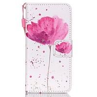 The New Poppies Lanyard PU Leather Material Flip Card Cell Phone for iPod Touch 5/6