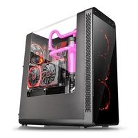 Thermaltake View 27 Gaming Case with Gull-Wing Window, ATX, No PSU, Tinted Front Panel, Tool-less, Black