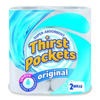 Thirst Pockets Kitchen Towel - 2 Pack