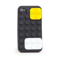 Thumbsup! Colour Block Case For Iphone 4 - Black