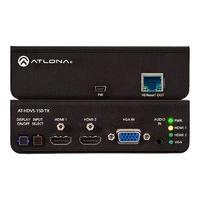 Three-Input Switcher for HDMI and VGA Inputs with HDBaseT Output