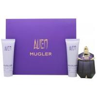 thierry mugler alien gift set 30ml edp refillable 50ml body lotion 50m ...