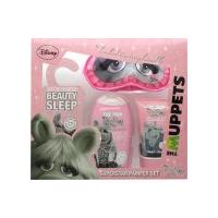 The Muppets Superstar Gift Set 250ml Miss Piggy Shower Gel + 150ml Miss Piggy Shimmer Body Lotion + Sleep Mask + Door Sign