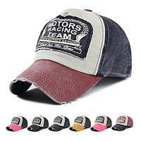 Thicken the baseball cap Stickers printed cloth cap edge grinding cap Breathable / Comfortable BaseballSports