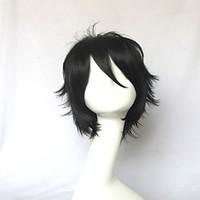 The Instructor of Aerial Combat Wizard Candidates Kanata Age Black Short Cosplay Wig