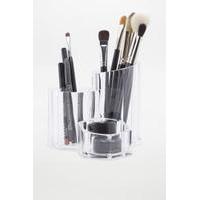 Three Compartment Make-Up Organiser, CLEAR