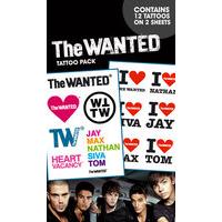 The Wanted Temporary Tattoo Pack