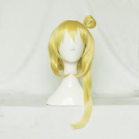 The Instructor of Aerial Combat Wizard Candidates Lecty Eisenach Golden Cosplay Wig
