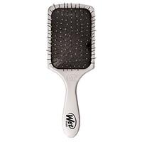 the wet brush condition edition paddle detangling hair brush silver