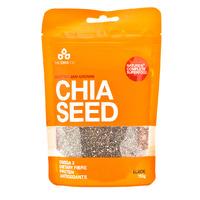 the chia co black chia seed pouch 150g