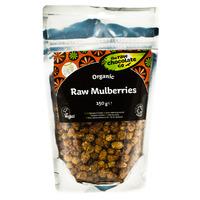 the raw chocolate co raw organic mulberries 150g