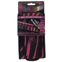 The Edge - Pink Zebra Nail Polish Storage Roll / Wrap