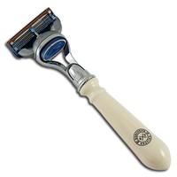 The Executive Shaving Company Fusion Razor with Ivory Handle