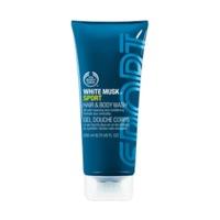 the body shop white musk sport hair body wash 200 ml