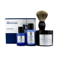 The 4 Elements Of The Perfect Shave - Ocean Kelp (Pre Shave Gel+ Shave Crm+ A/S Lotion+ Brush) 4pcs