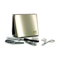 The Well Mannered Groom Kit: Razor + Grooming Scissors + Nail Clipper + Brush + Box 4pcs+1box
