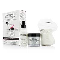 The Microdelivery Overnight Anti-Aging Peel: Peel Solution 50ml/1.7oz + Night Gel 60ml/2oz + Cotton Pads 24pcs 2pcs+24pads